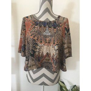 Bjewel sheer top size M
